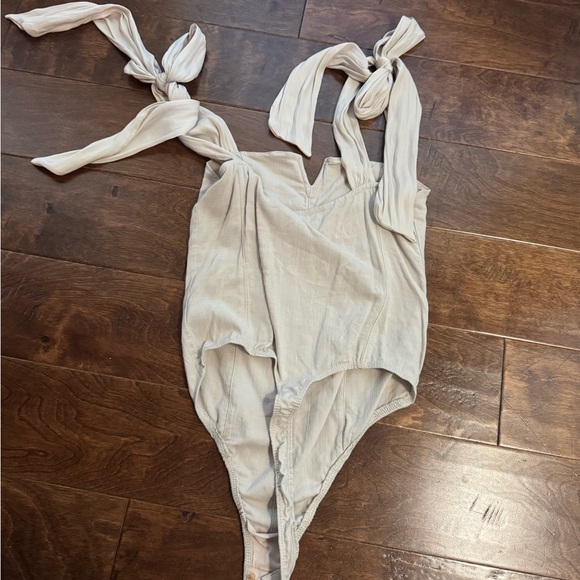 Free People Cream bodysuit - Picture 3 of 4